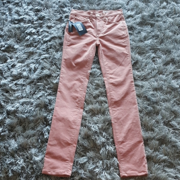 Rag & Bone high rise skinny pink corduroys 24 NWT - Picture 4 of 8